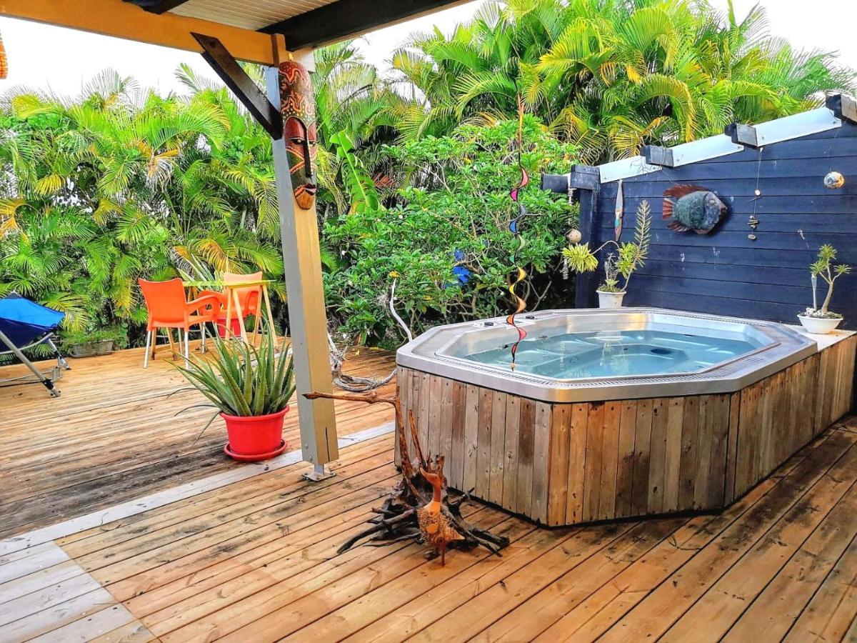 Bungalow La Perle - Jacuzzi - Piscine Saint-Francois  Eksteriør bilde
