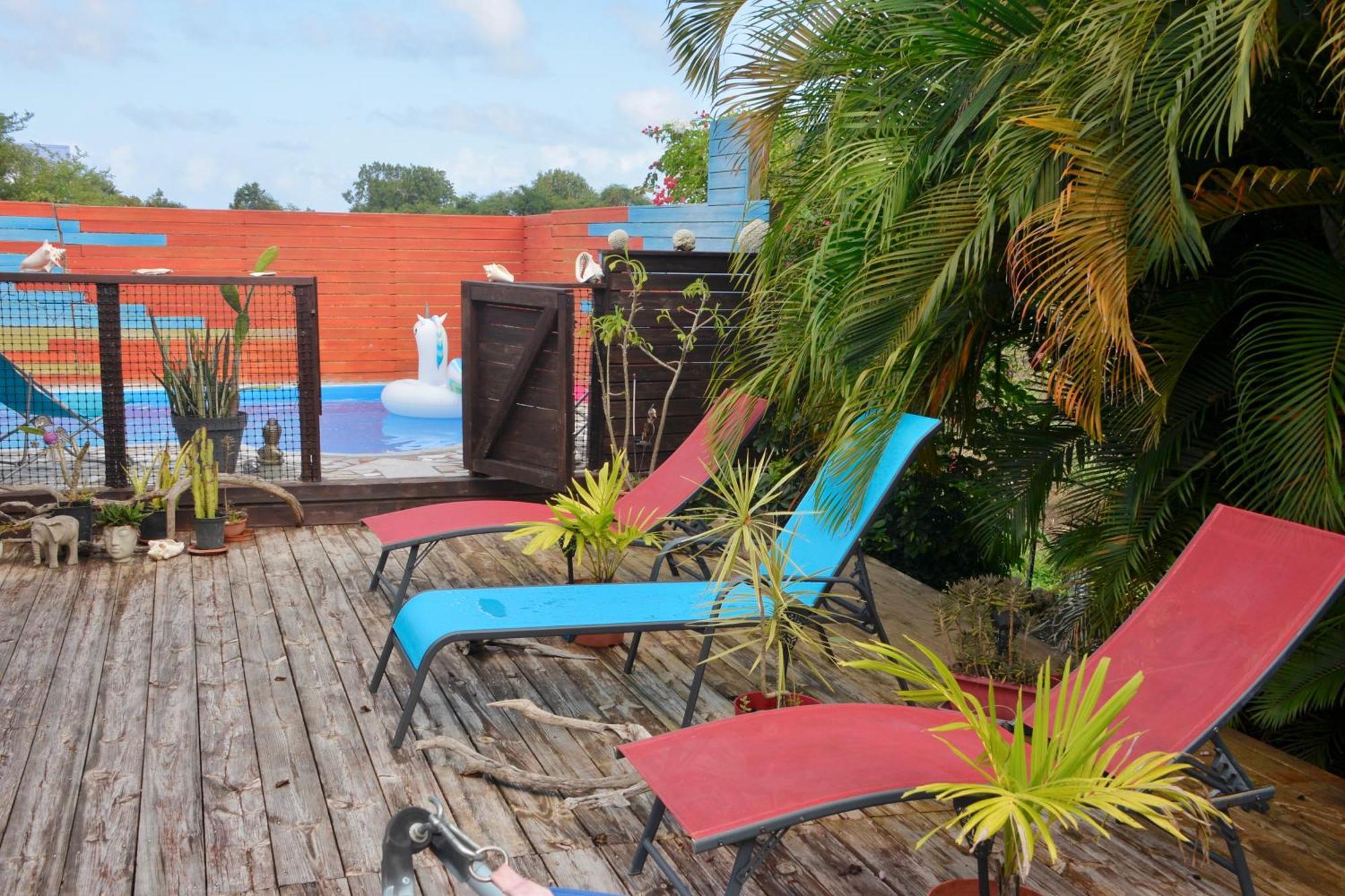 Bungalow La Perle - Jacuzzi - Piscine Saint-Francois  Eksteriør bilde
